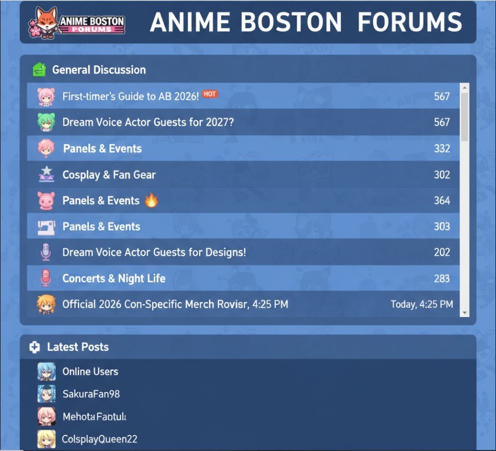 Anime Boston Forums