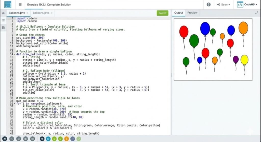 19.2.1 balloons codehs