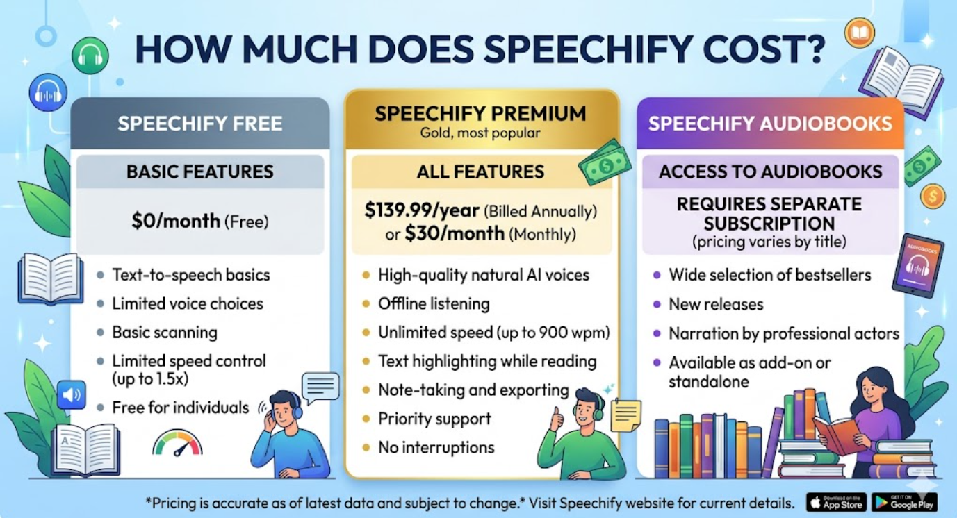 how much does speechify cost